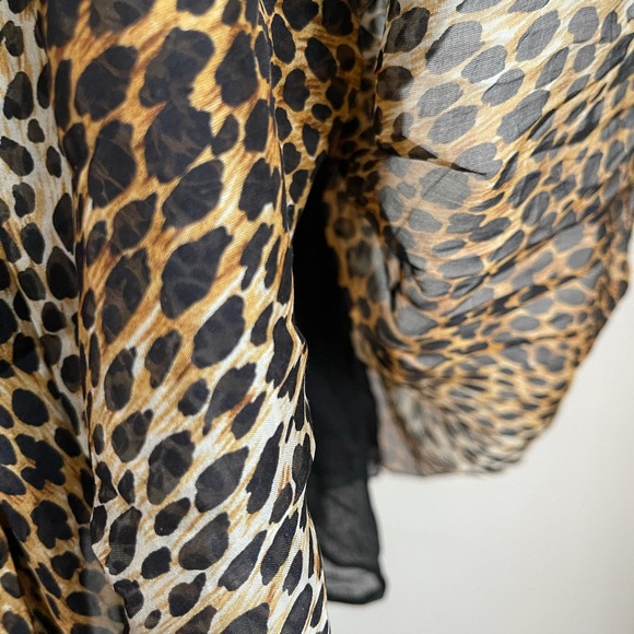 DOLCE and GABBANA LEOPARD PARTY DRESS SIZE SMALL - Picture 5 of 8